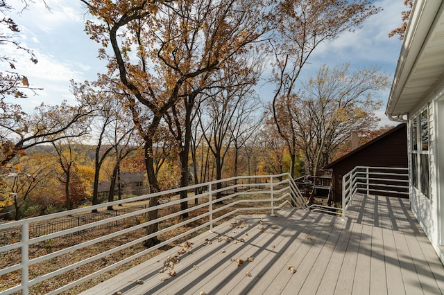 view of deck