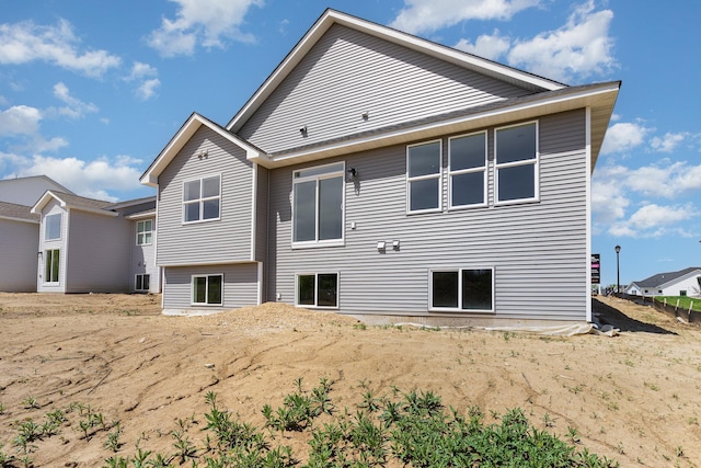 view of rear view of property