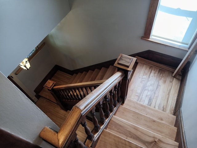 view of stairway