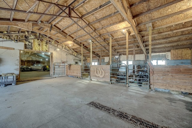 view of horse barn