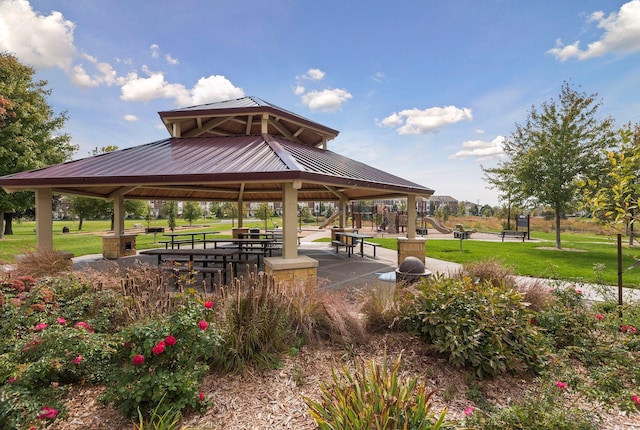 surrounding community featuring a gazebo