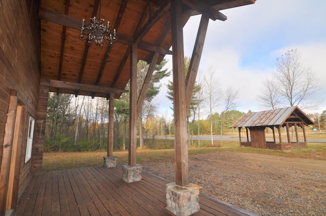 31071 State 34, Akeley Twp, MN 56433 - view of deck
