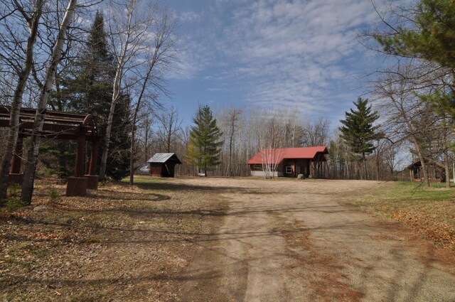 31071 State 34, Akeley Twp, MN 56433 - view of yard featuring a barn and an outbuilding