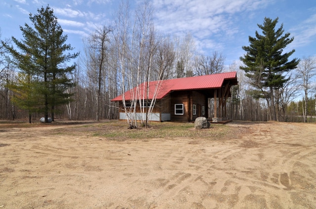 31071 State 34, Akeley Twp, MN 56433 - view of side of home with metal roof