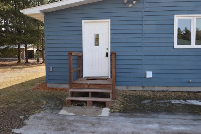 view of property entrance