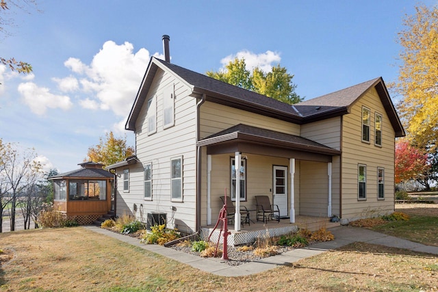 view of home's exterior with central air condition unit