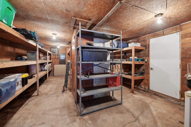 view of storage room