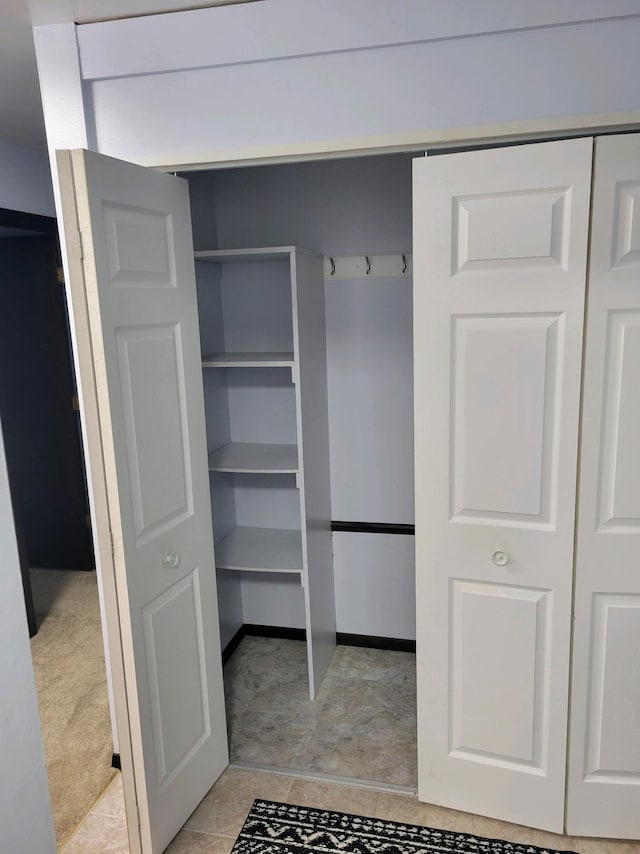 view of closet