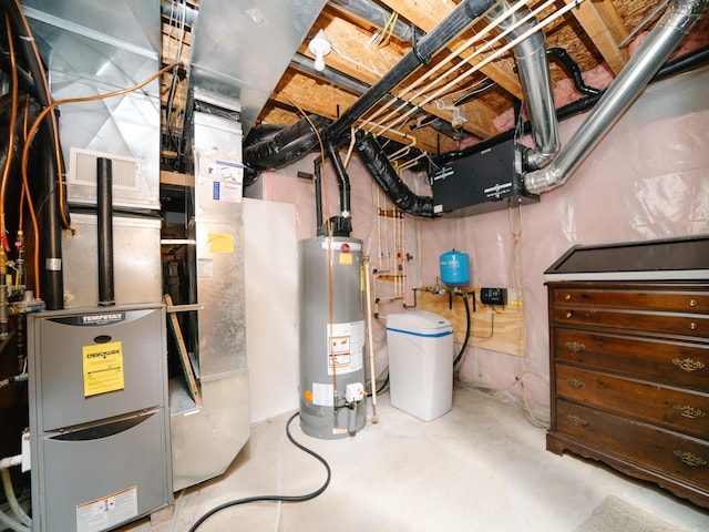 utilities with water heater