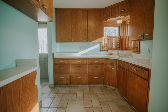 kitchen featuring sink