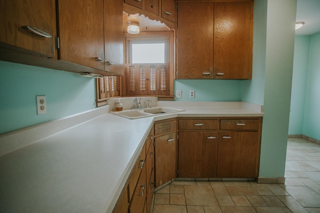 kitchen featuring sink