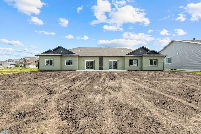 view of rear view of property