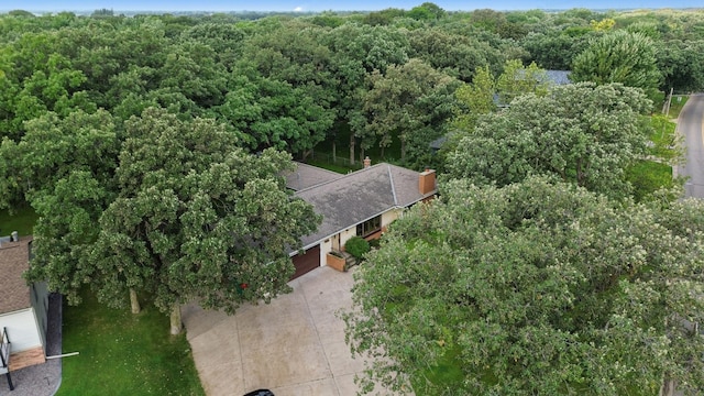 141 Lakeshore Dr, Big Lake, MN 55309 - drone / aerial view of a heavily wooded area