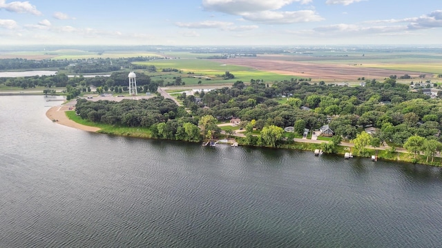 141 Lakeshore Dr, Big Lake, MN 55309 - drone / aerial view of a nearby body of water and a tree filled landscape
