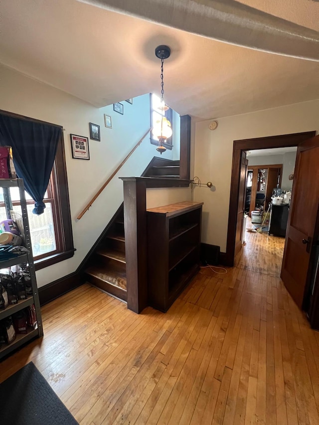 interior space featuring hardwood / wood-style flooring