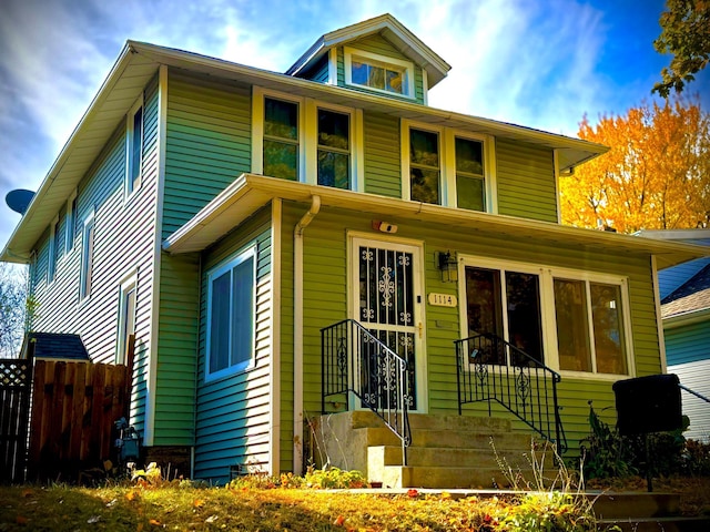 view of front of house