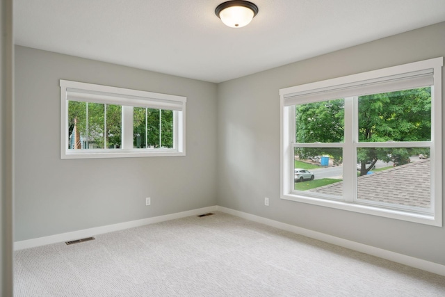 empty room featuring carpet