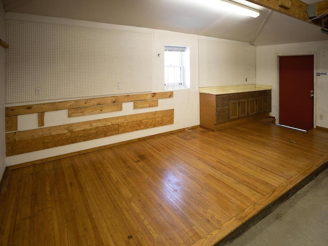 interior space featuring hardwood / wood-style flooring