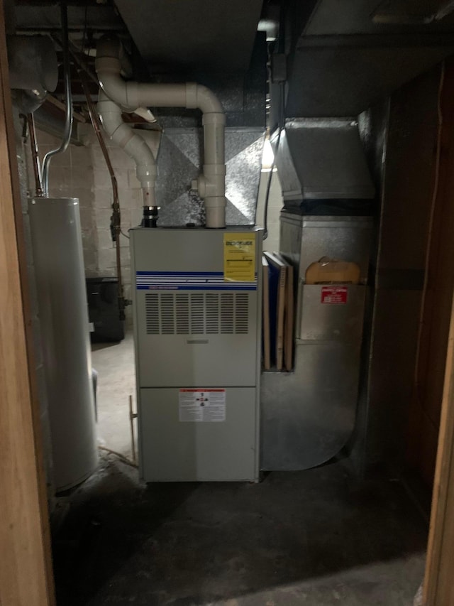 utilities with gas water heater