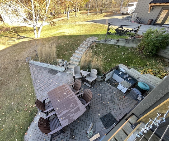 8291 Boy Lake Dr NE, Remer, MN 56672 - view of grassy yard with a patio