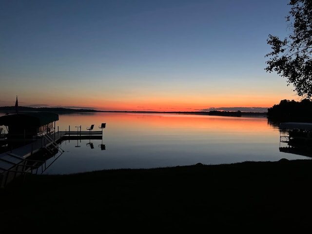 8291 Boy Lake Dr NE, Remer, MN 56672 - dock featuring a water view