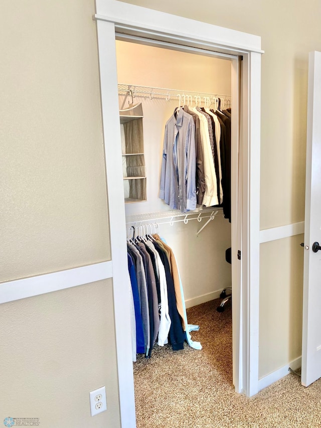 view of closet