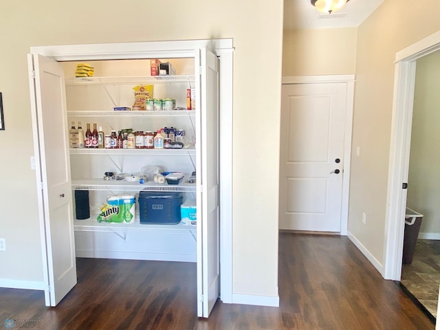 view of pantry