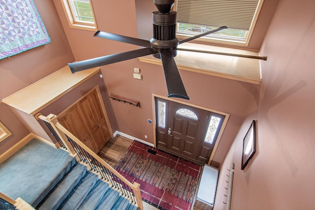 entryway featuring a wealth of natural light