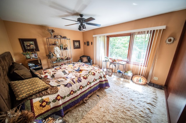 1425 20th St SW, Rochester, MN 55902 - carpeted bedroom featuring ceiling fan