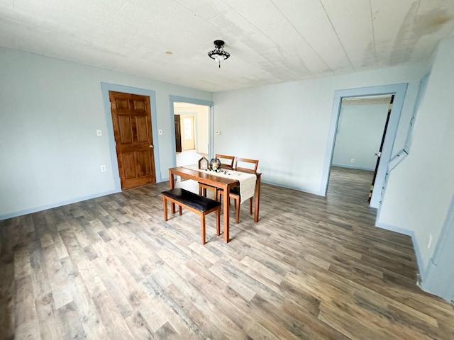 dining room featuring hardwood / wood-style floors