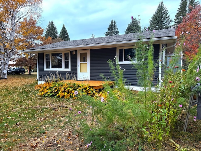 view of ranch-style house