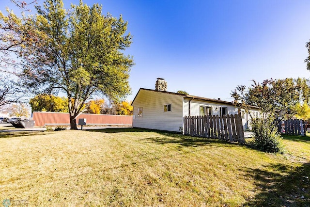 exterior space with fence