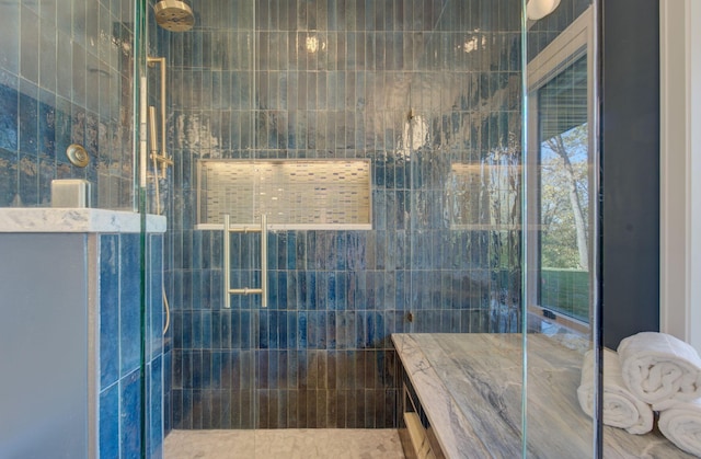 6620 Buckthorn Dr NW, Rochester, MN 55901 - full bathroom with a tile shower and vanity