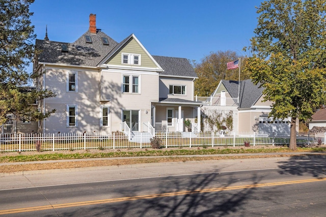 view of front of house featuring covered porch