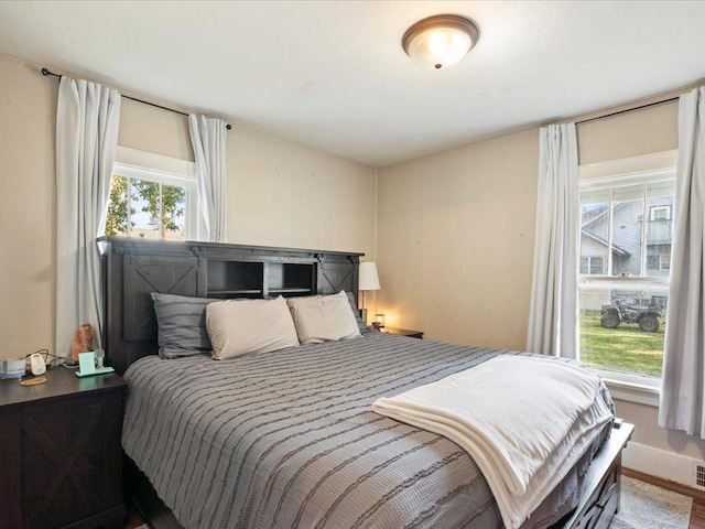 bedroom featuring wood-type flooring