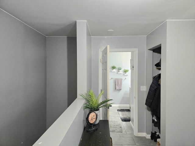3414 County Road 32 S, South Koochiching Unorg Terr, MN 56654 - corridor featuring baseboards and light tile patterned floors