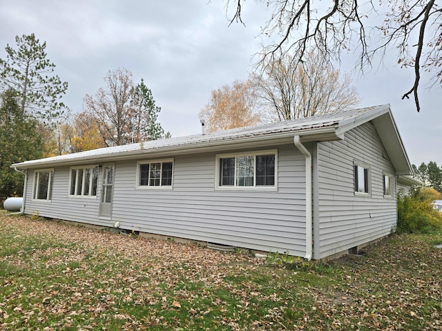 3414 County Road 32 S, South Koochiching Unorg Terr, MN 56654 - back of house with metal roof
