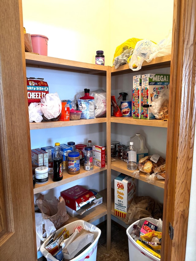 view of pantry