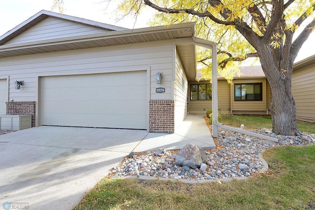 ranch-style house with a garage