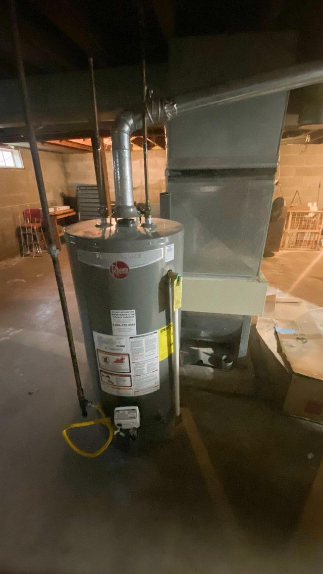 utilities with water heater