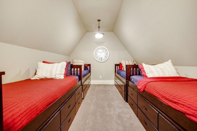 10675 Cavallo Rdg, Eden Prairie, MN 55347 - carpeted bedroom with vaulted ceiling and baseboards