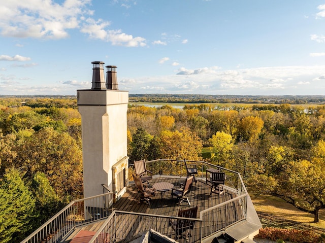 10675 Cavallo Rdg, Eden Prairie, MN 55347 - exterior space with a wooded view