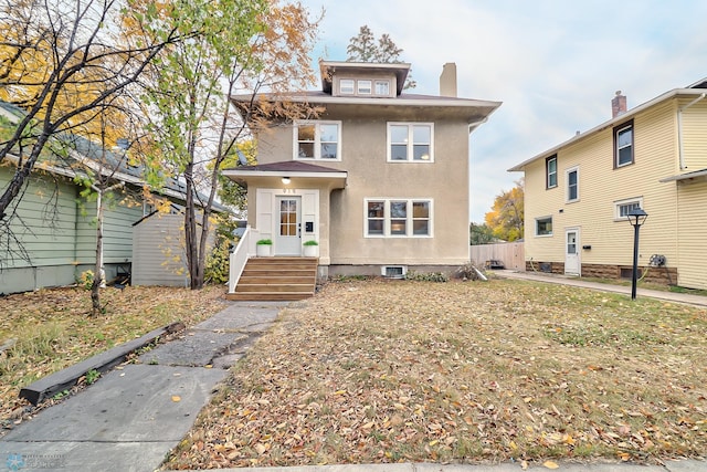 view of front of home