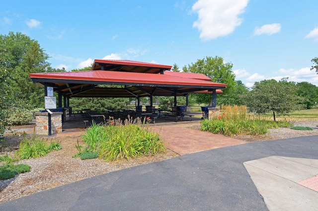 view of home's community featuring a gazebo