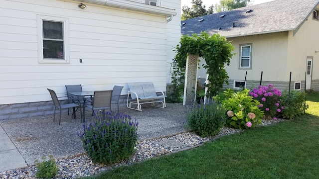 view of patio