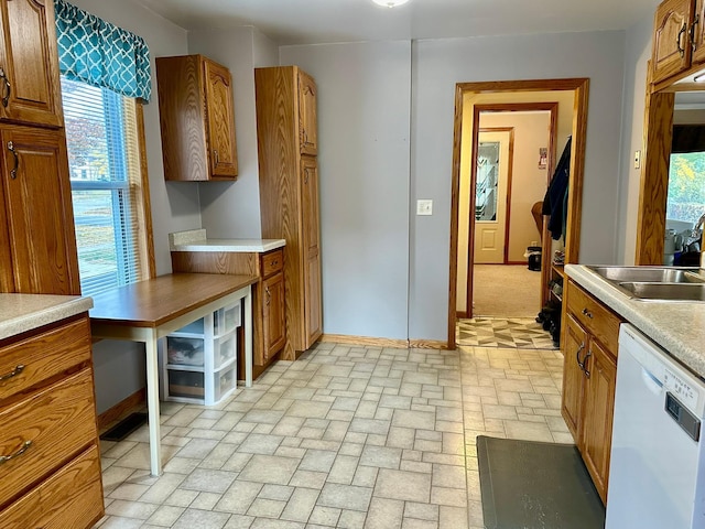 kitchen with dishwasher and sink