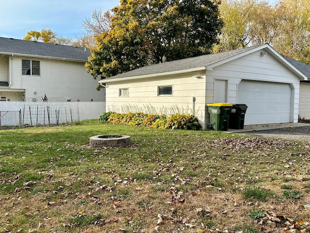 exterior space featuring a yard