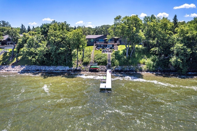 29777 Highland Loop, Battle Lake, MN 56515 - water view featuring stairway