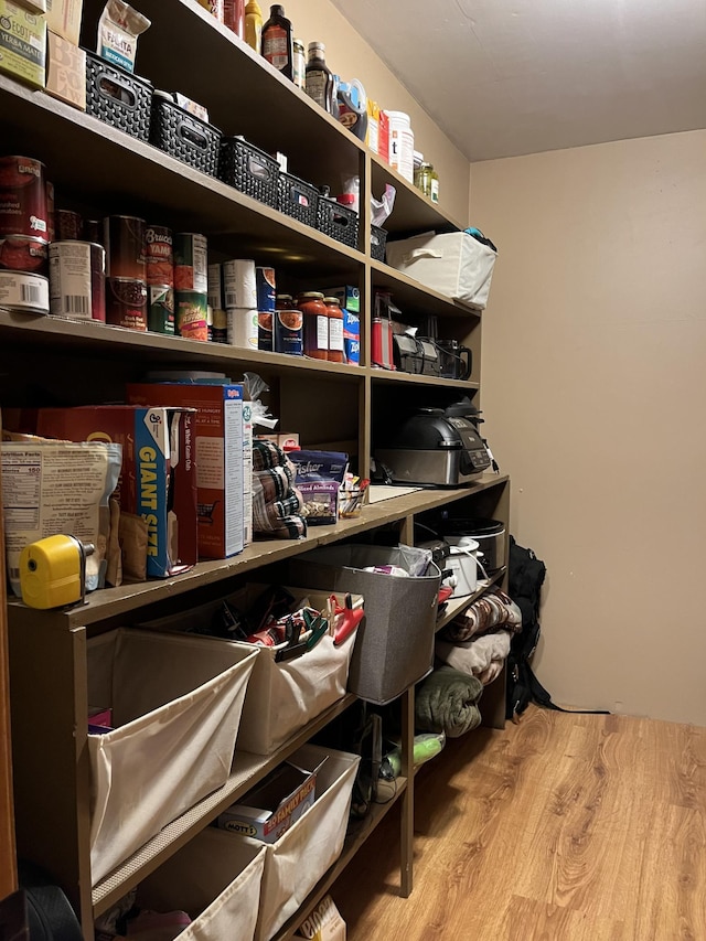 view of storage room