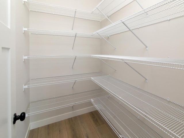 view of storage area
